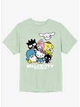 Hello Kitty And Friends Group Boyfriend Fit Girls T-Shirt, MULTI, hi-res