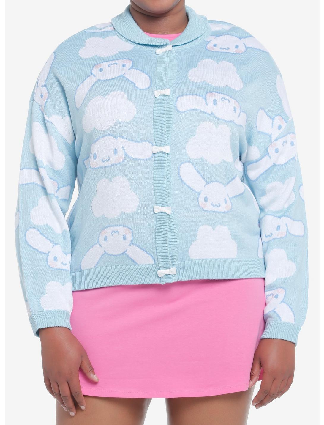 Cinnamoroll Cloud Collar Girls Cardigan Plus Size, MULTI, hi-res