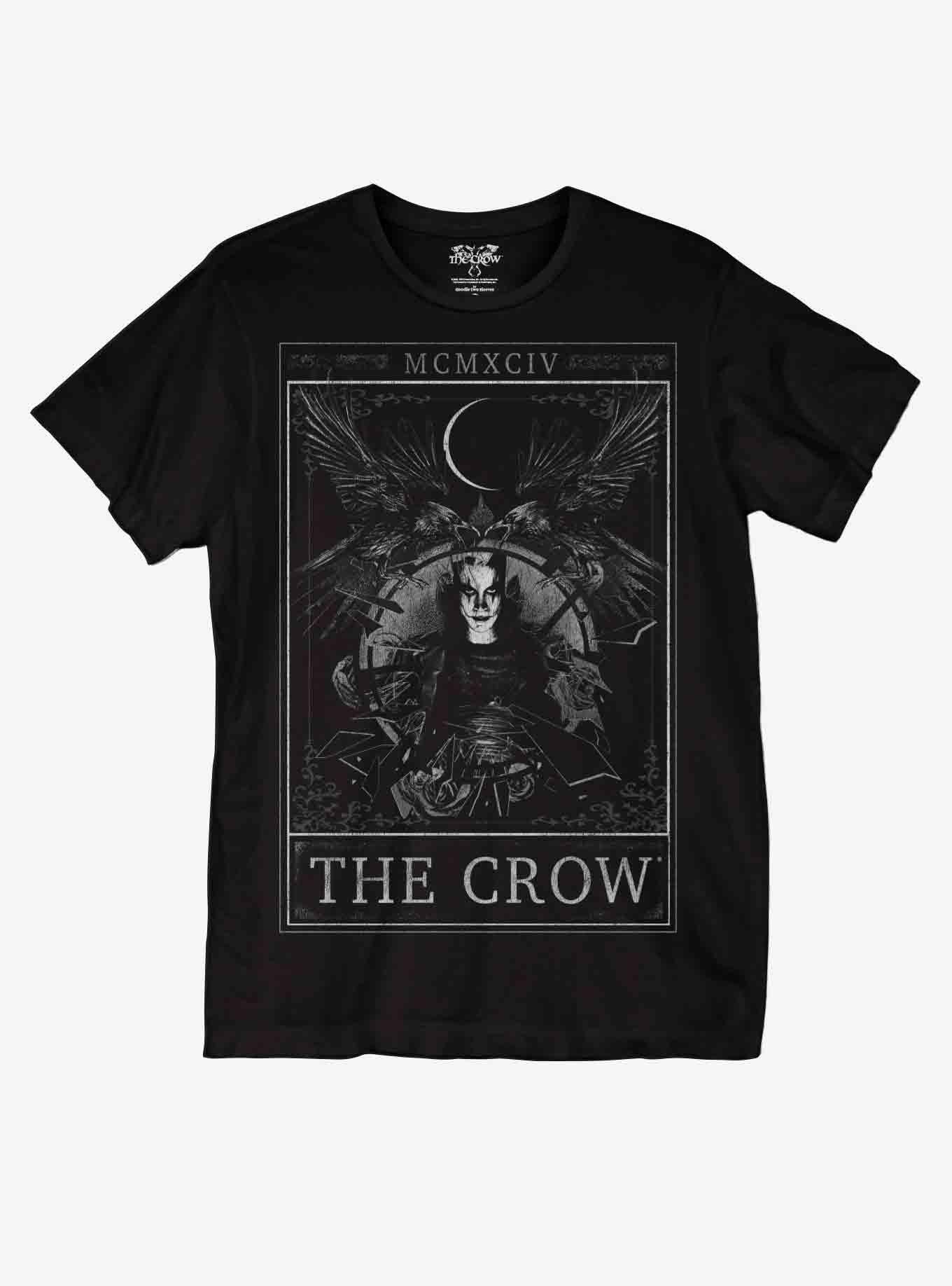 The Crow Tarot Card Boyfriend Fit Girls T-Shirt