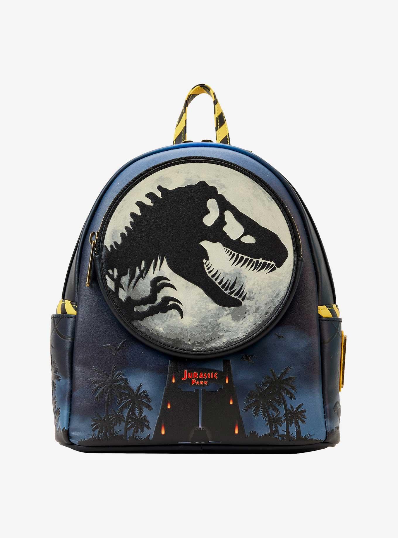 Loungefly Jurassic Park 30th Anniversary Glow-In-The-Dark Mini Backpack, , hi-res