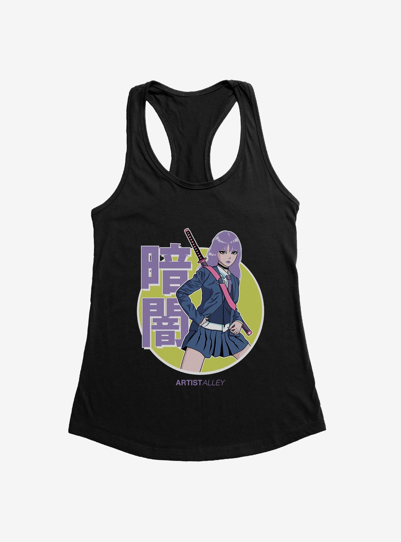 Artist Alley Anime Girl Darkness Womens Tank Top, , hi-res