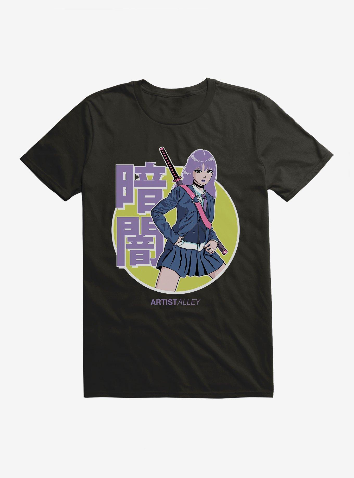 Artist Alley Anime Girl Darkness T-Shirt, , hi-res