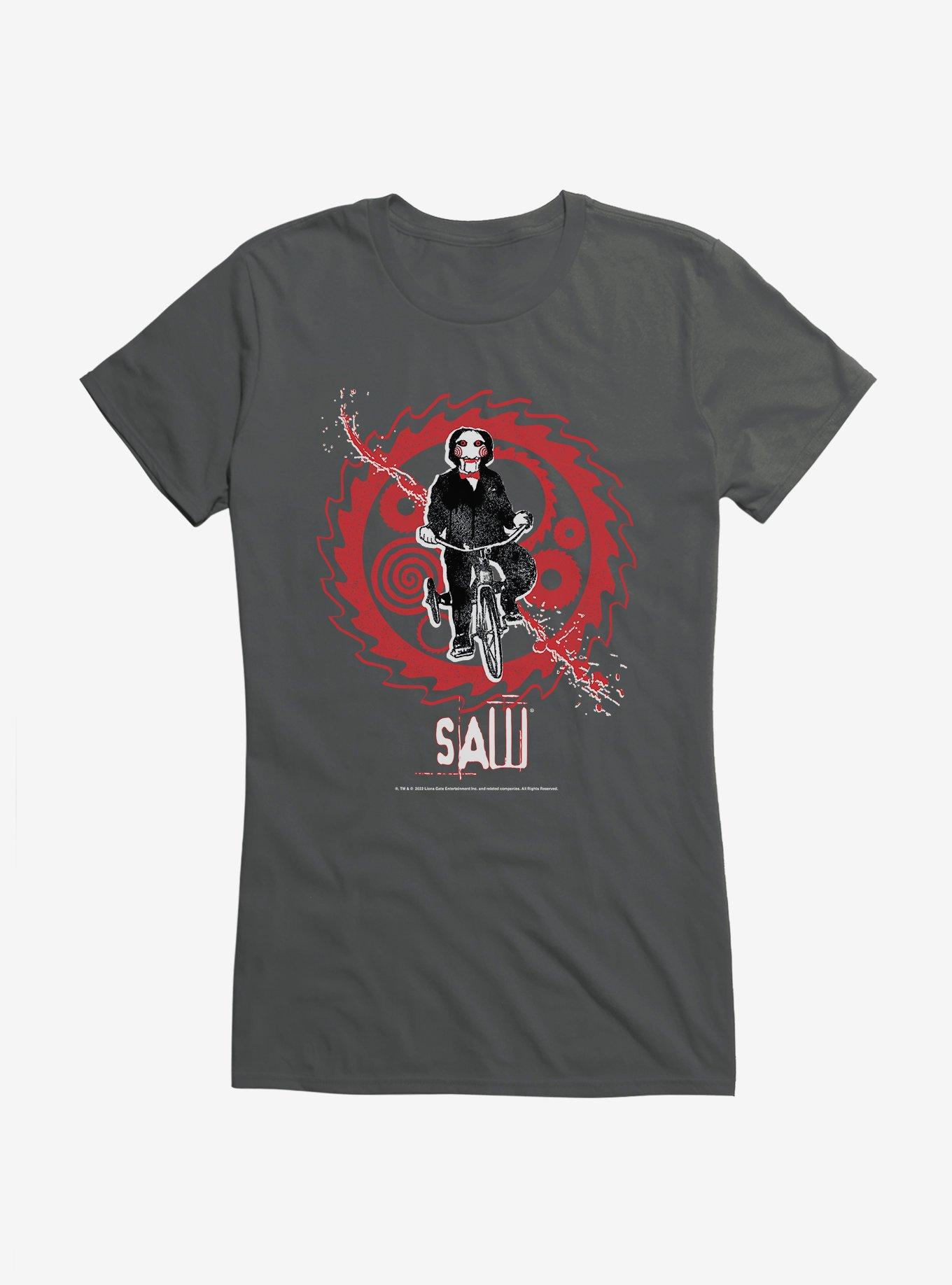 Saw Billy Girls T-Shirt, CHARCOAL, hi-res