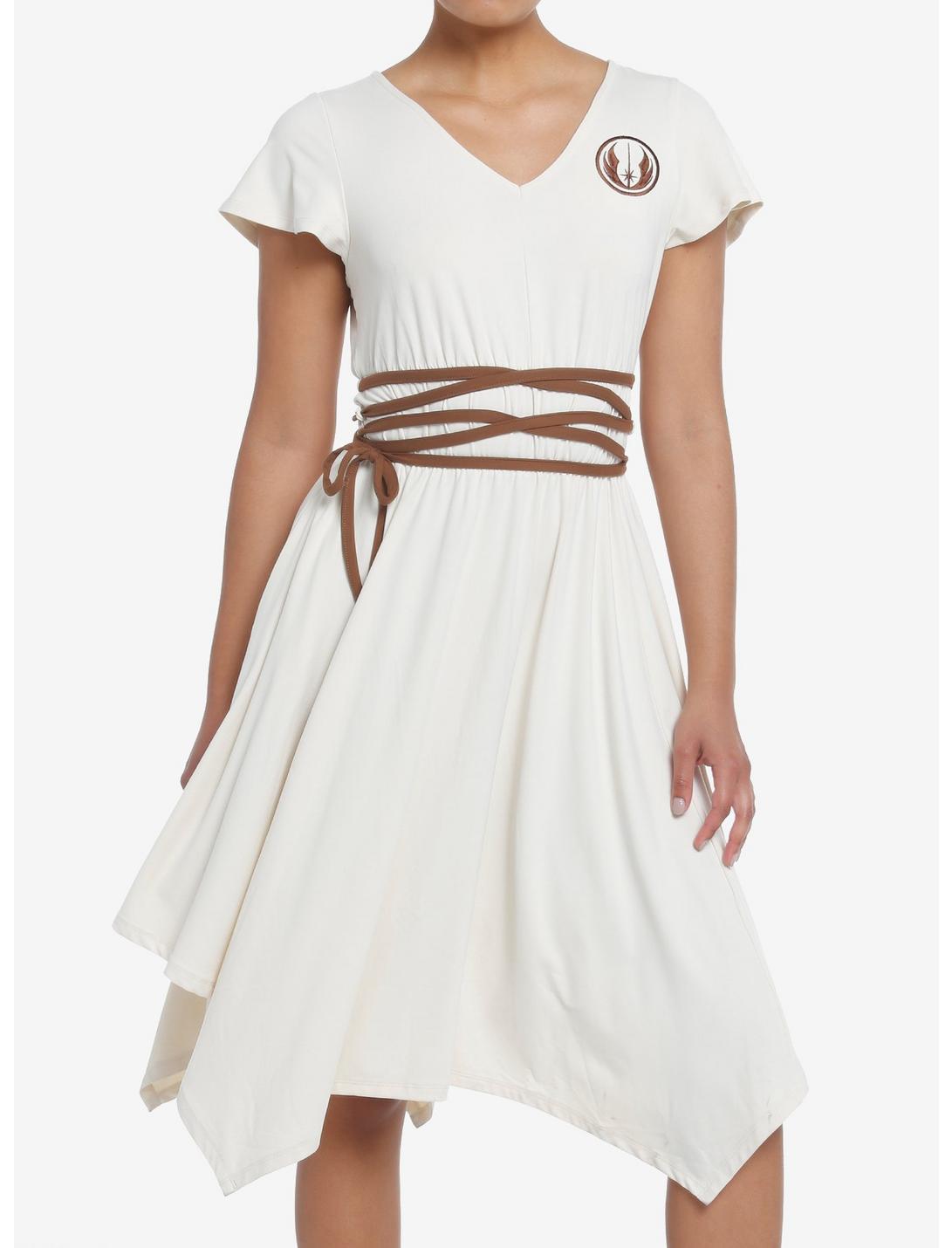 Her Universe Star Wars Rey Dress, CREAM, hi-res
