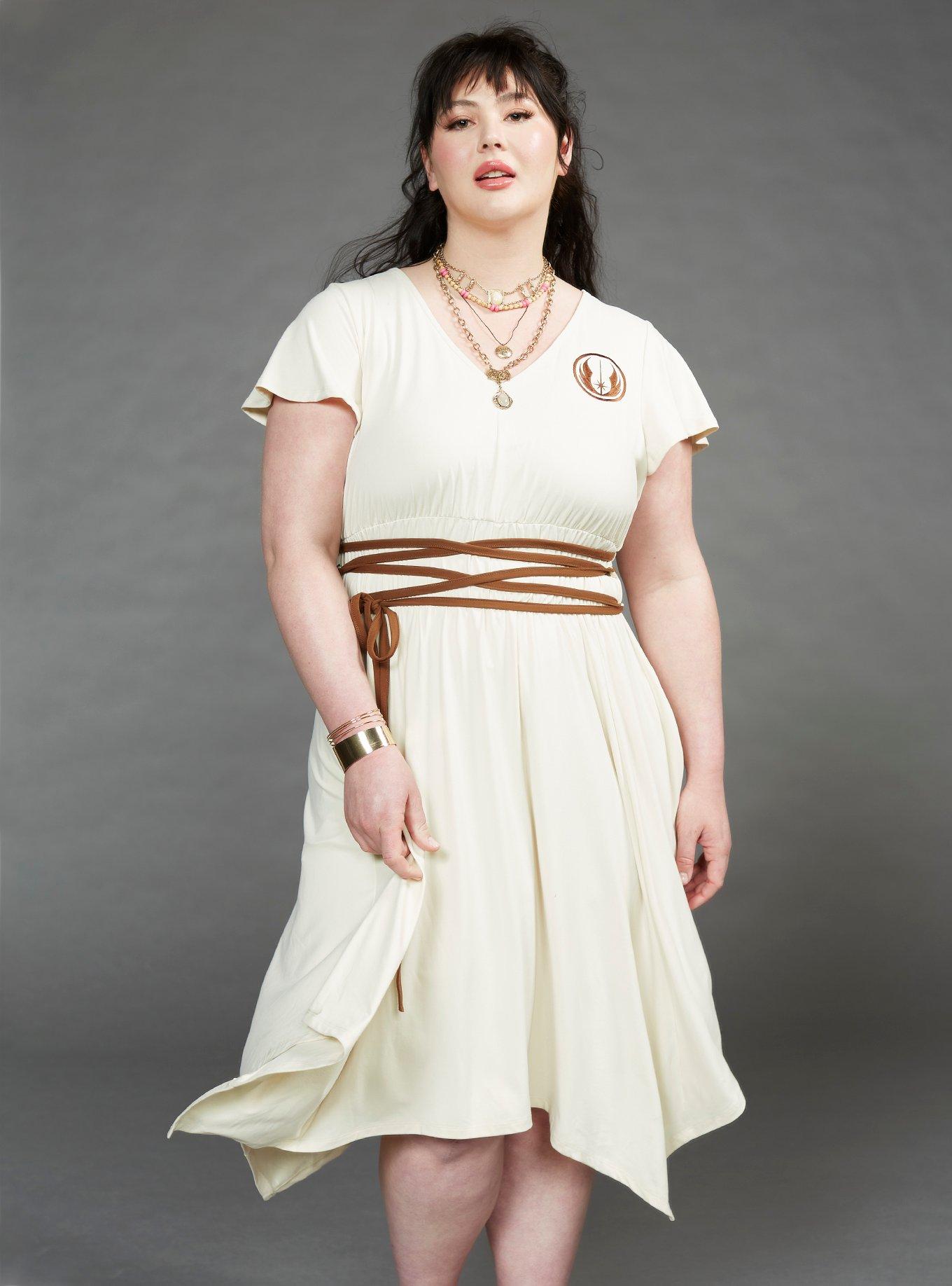 Her Universe Star Wars Rey Dress Plus Size, , hi-res