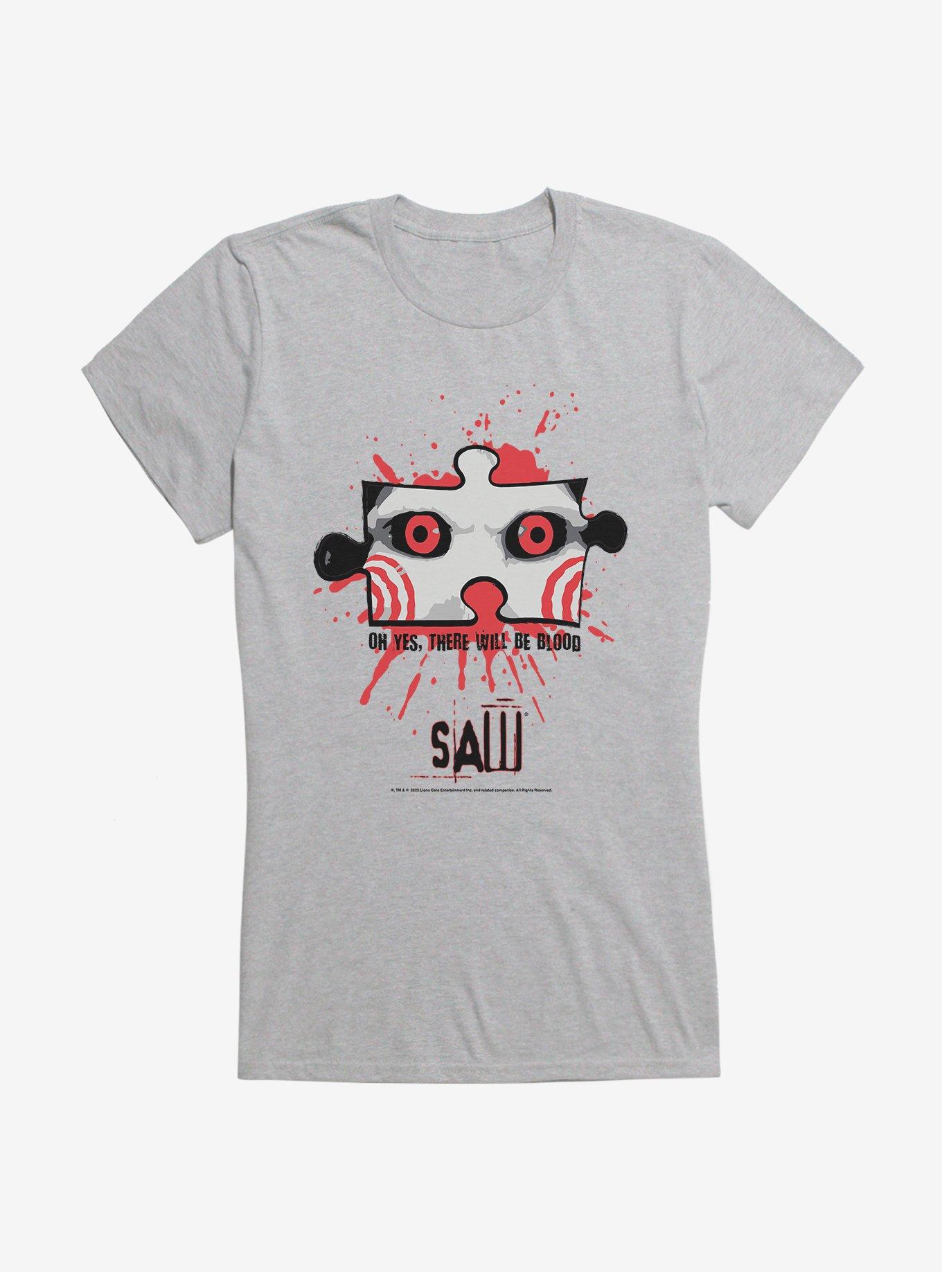 Saw There Will Be Blood Girls T-Shirt, SPORT GRAY, hi-res