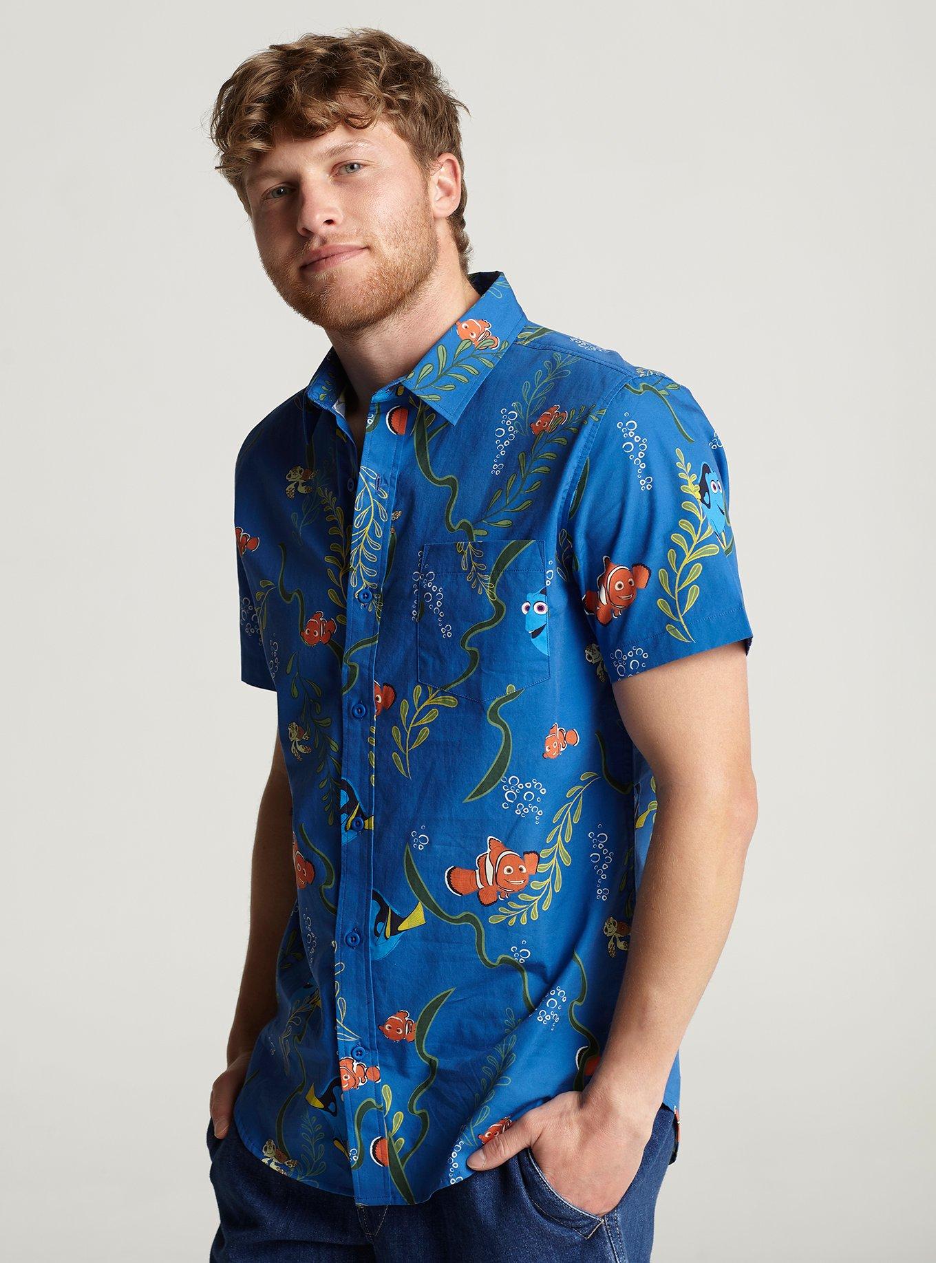 Our Universe Disney Pixar Finding Nemo Woven Button-Up Our Universe Exclusive, MULTI, hi-res