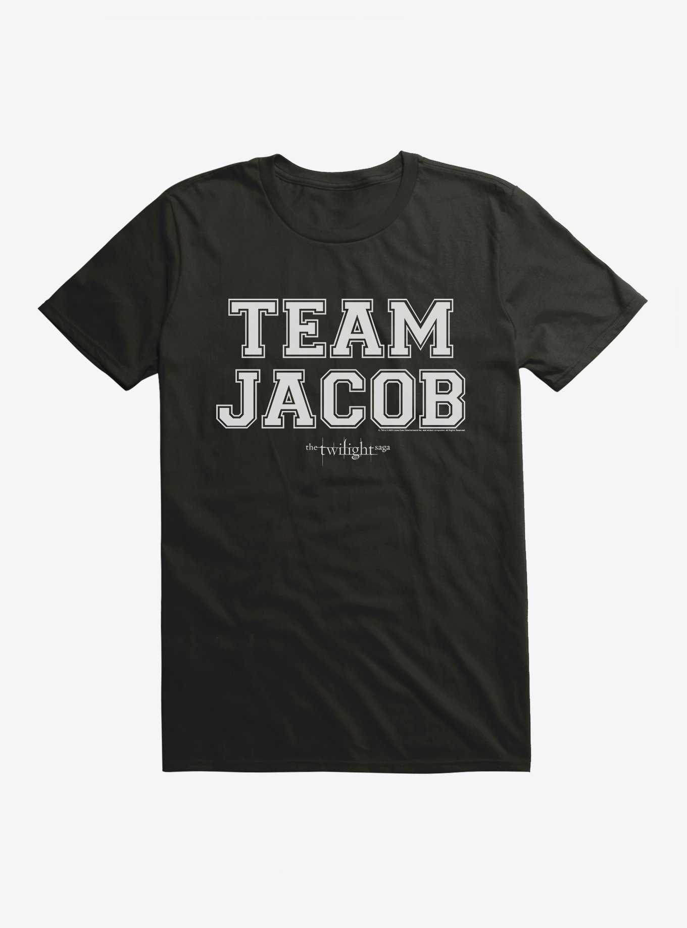 Twilight Team Jacob Collegiate Font T-Shirt, , hi-res