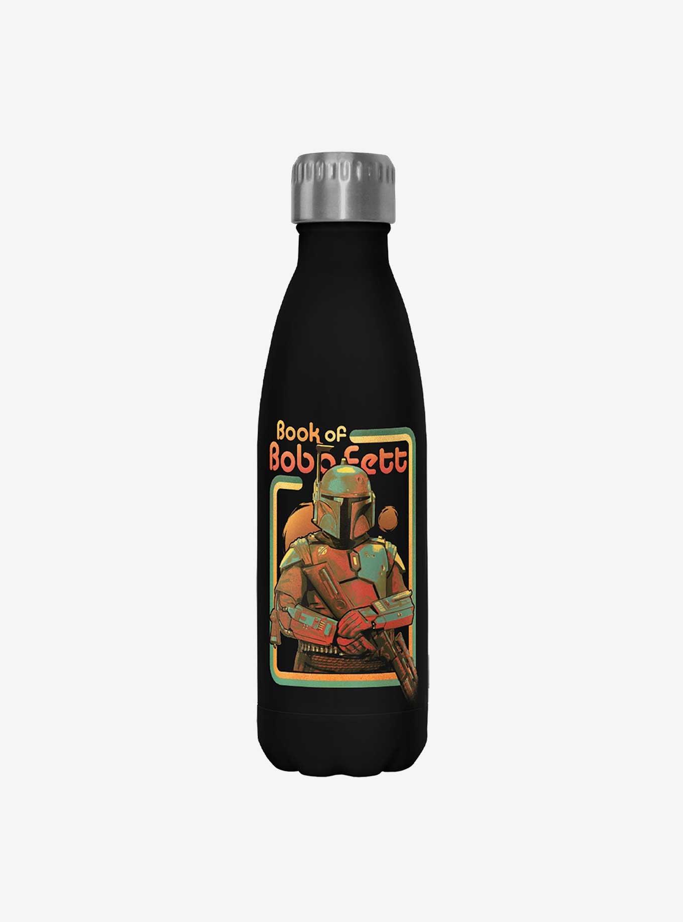 Star Wars The Book of Boba Fett Boba Force Black Stainless Steel Water Bottle, , hi-res