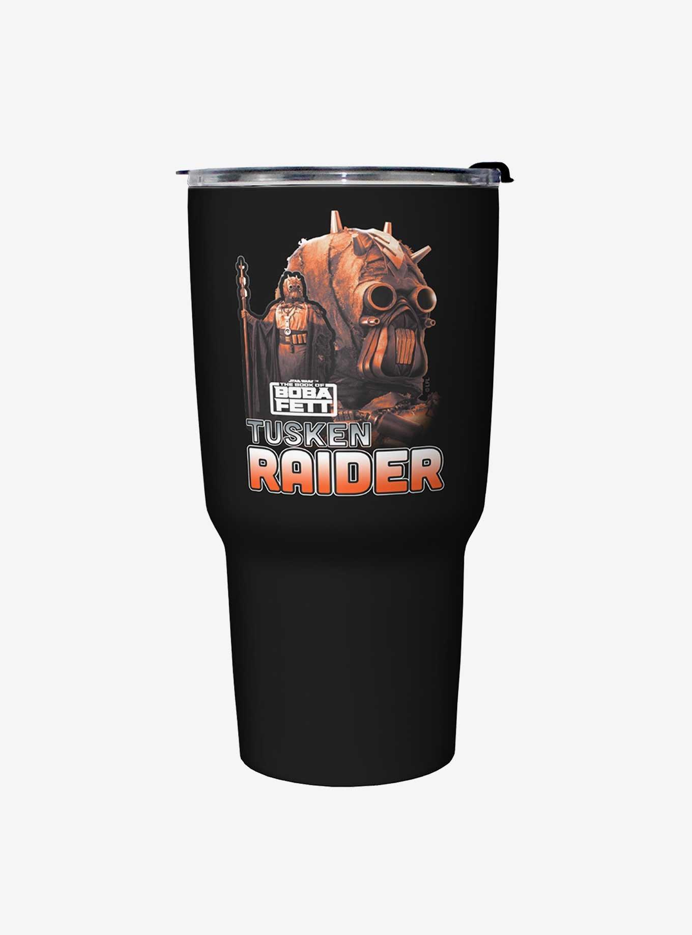 Star Wars The Book of Boba Fett Outlaw Hunter Black Stainless Steel Travel Mug, , hi-res