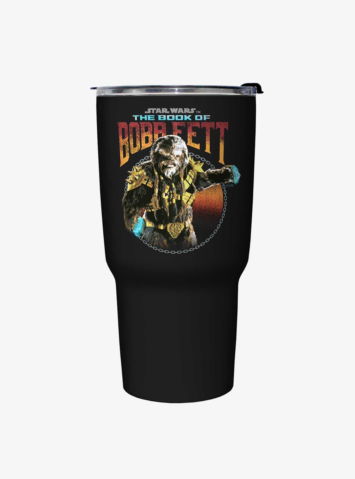 Star Wars The Book of Boba Fett Stay The Course Black Stainless Steel Travel Mug, , hi-res