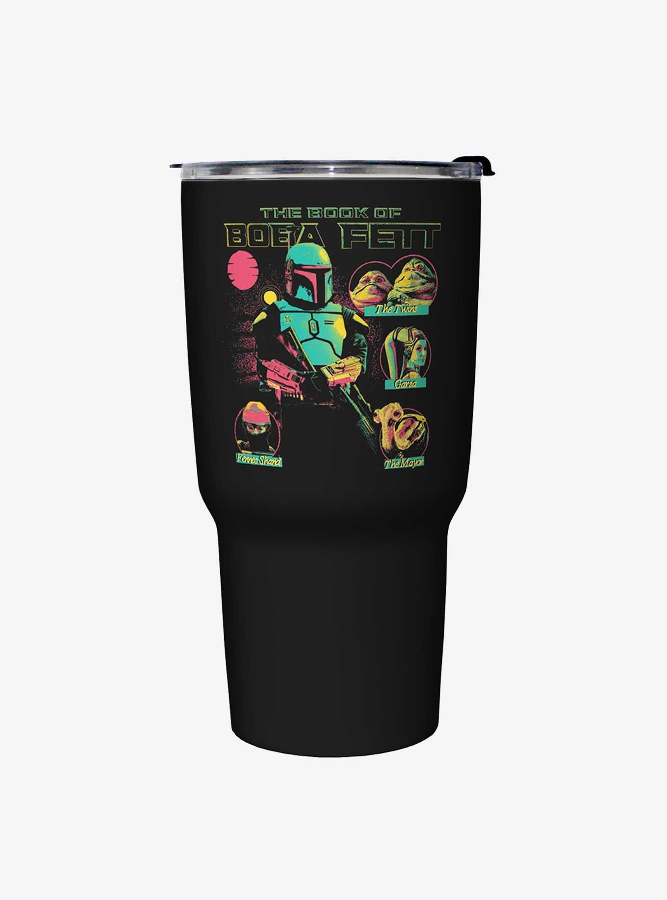 Star Wars The Book of Boba Fett Takeover Black Stainless Steel Travel Mug, , hi-res