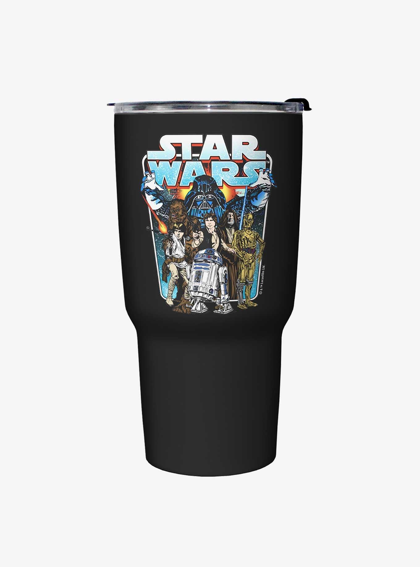 Star Wars Classic Battle Black Stainless Steel Travel Mug, , hi-res