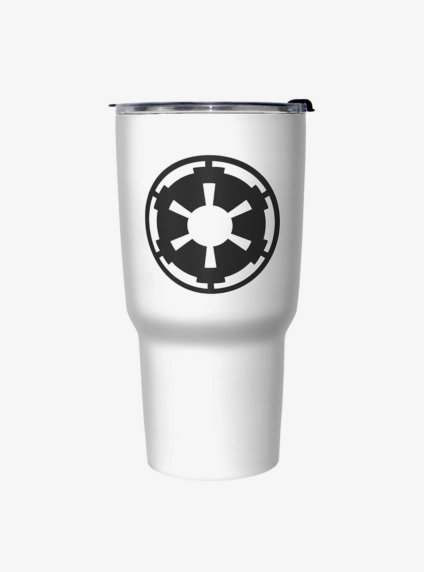Star Wars Empire Emblem White Stainless Steel Travel Mug, , hi-res