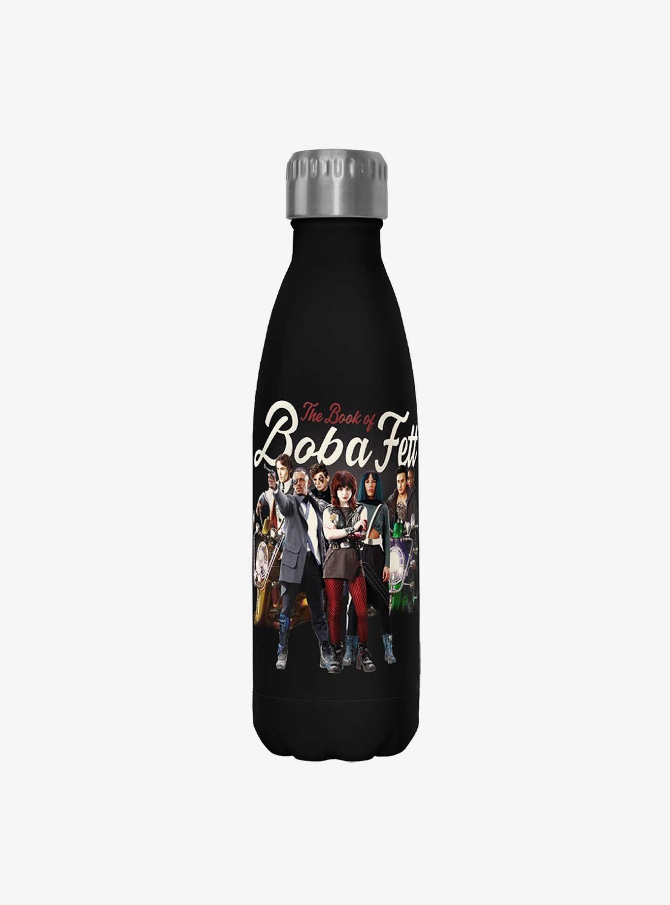 Star Wars The Book of Boba Fett Support Plan Black Stainless Steel Water Bottle, , hi-res