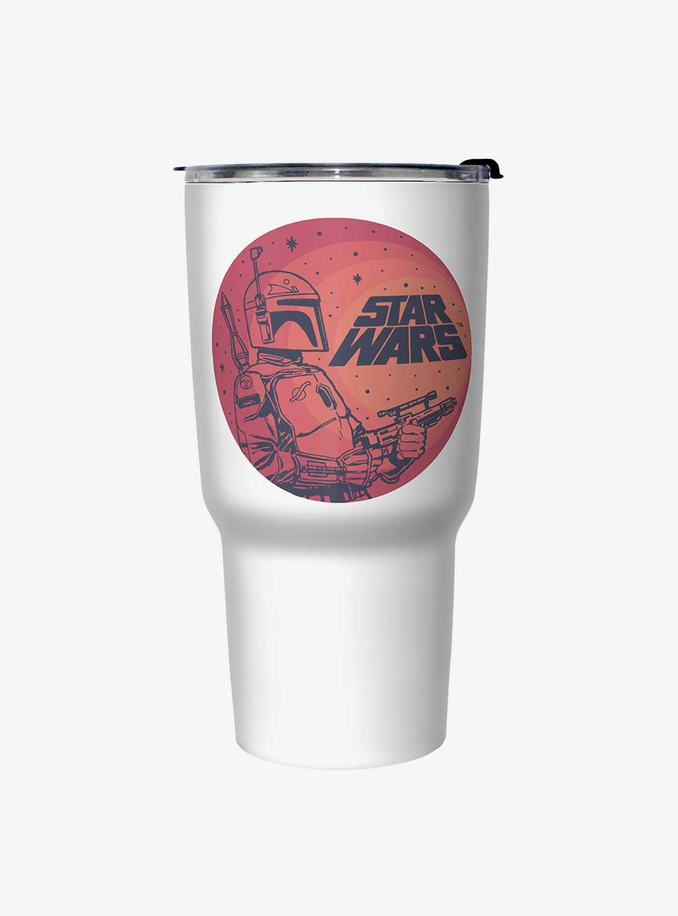 Star Wars Fett Up White Stainless Steel Travel Mug, , hi-res