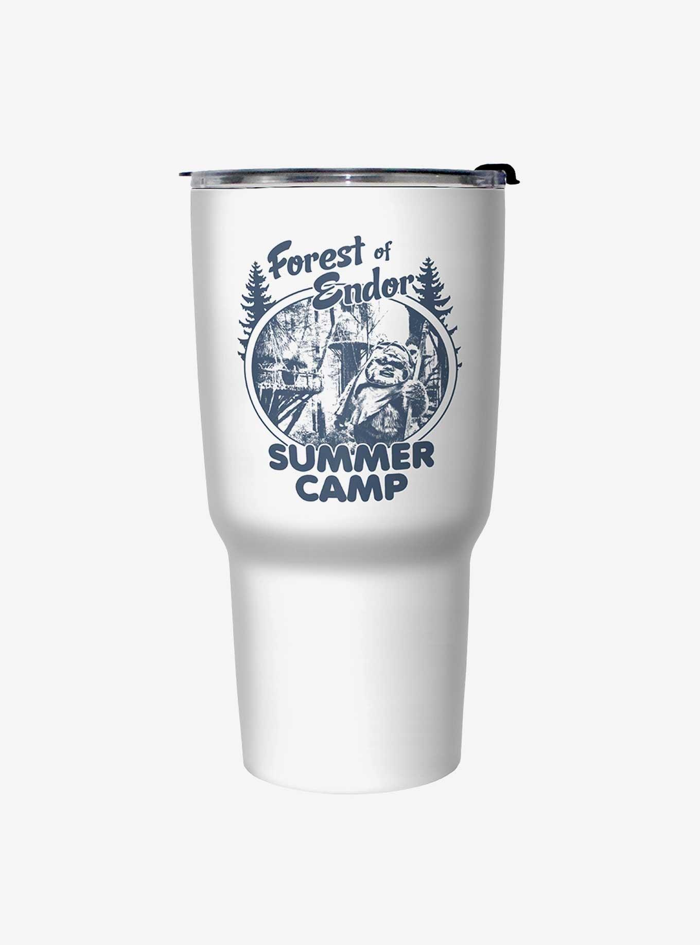 Star Wars Forest Camp White Stainless Steel Travel Mug, , hi-res