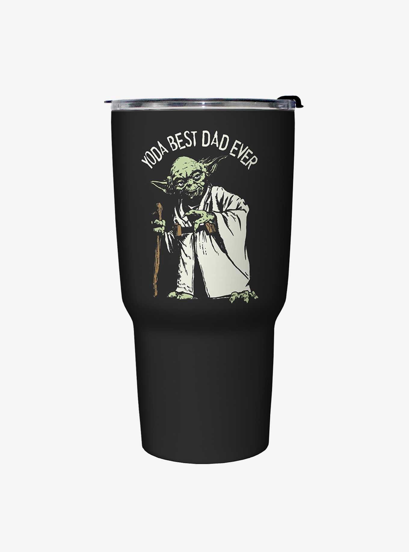 Star Wars Green Dad Black Stainless Steel Travel Mug, , hi-res