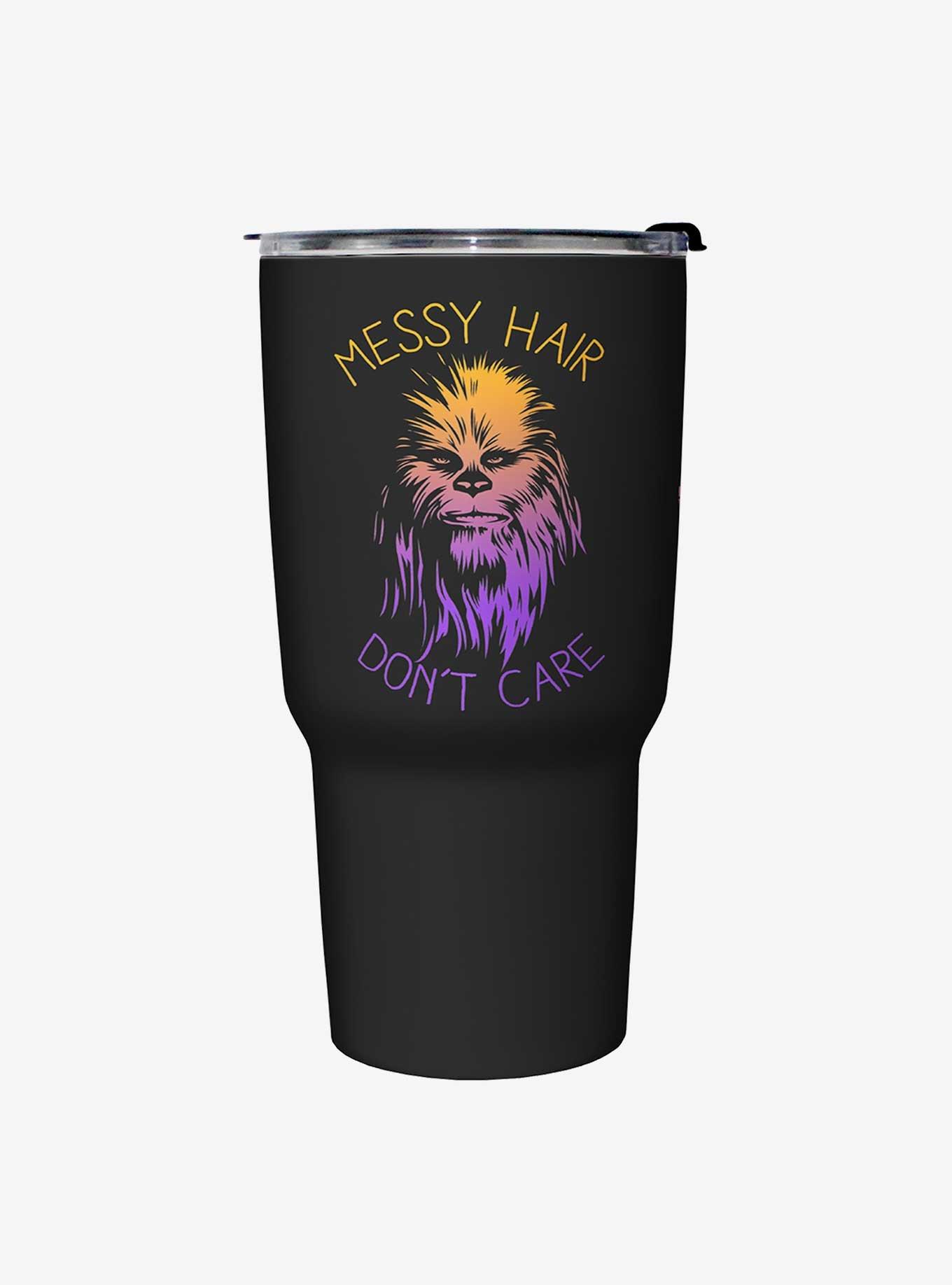 Star Wars Messy Hairs Black Stainless Steel Travel Mug, , hi-res