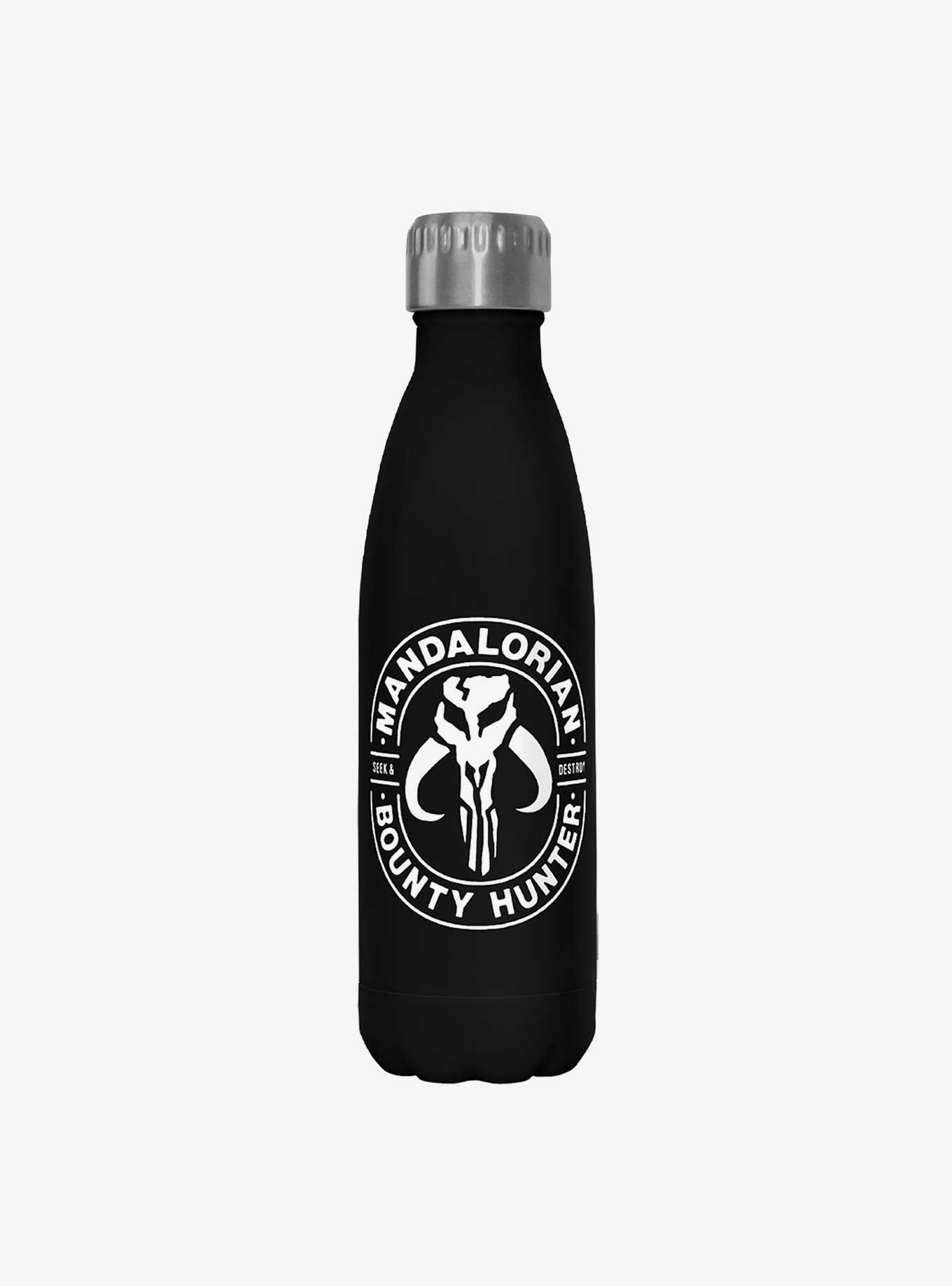 Star Wars The Mandalorian Gun For Fire Black Stainless Steel Water Bottle, , hi-res