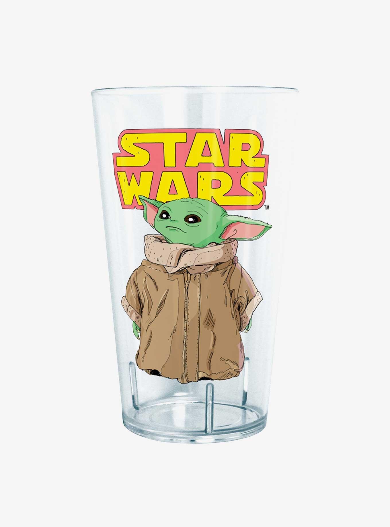 Star Wars The Mandalorian Logo Child Gaze Pint Glass, , hi-res