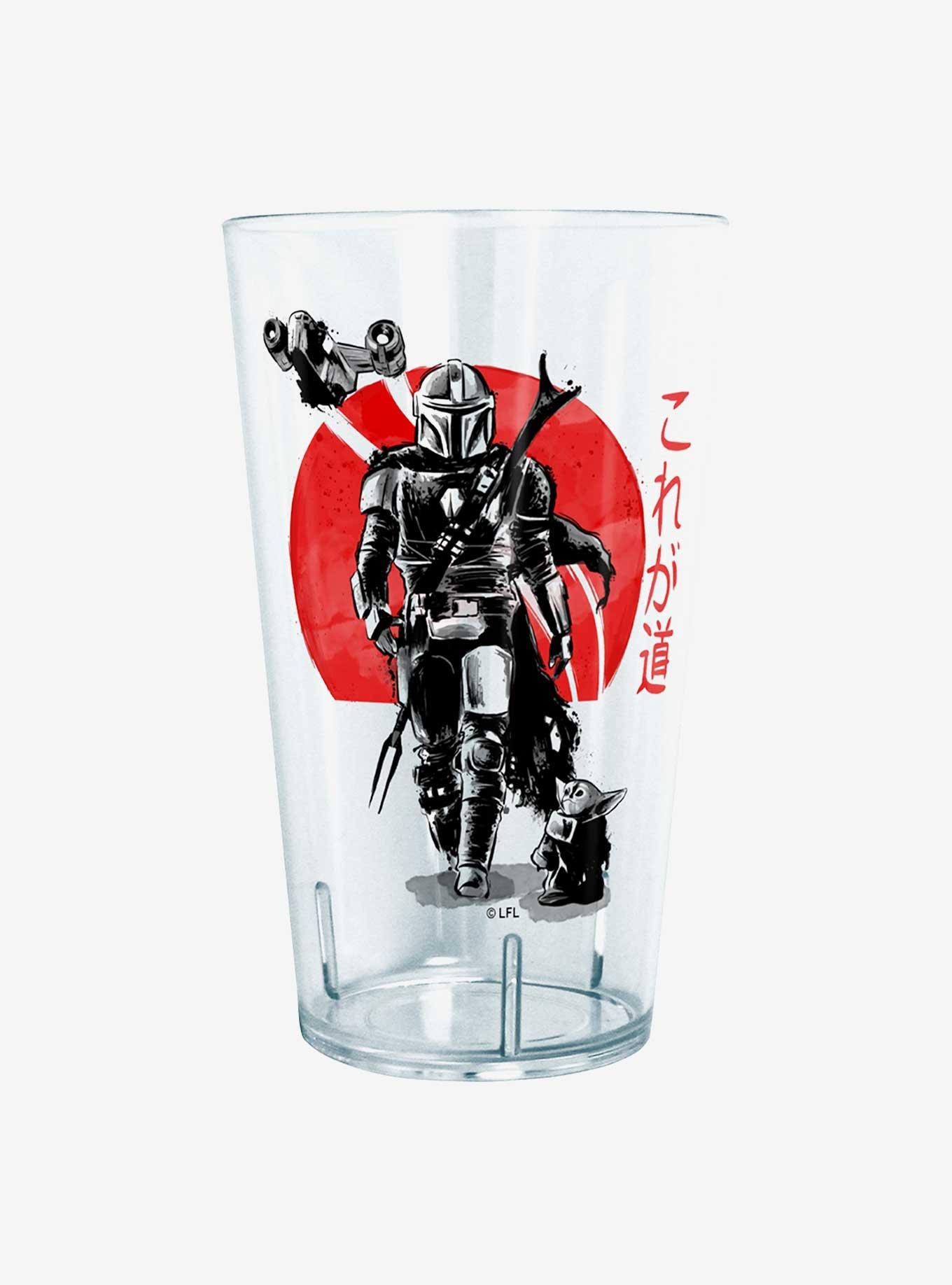 Star Wars The Mandalorian Mandolorian Sumi Ink Pint Glass, , hi-res