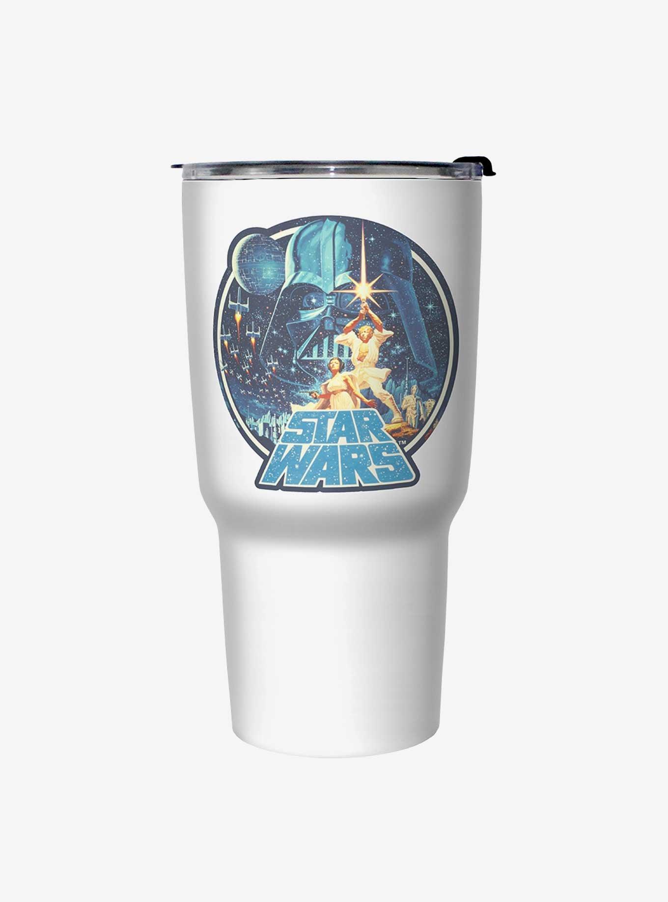 Star Wars Vintage Victory White Stainless Steel Travel Mug, , hi-res