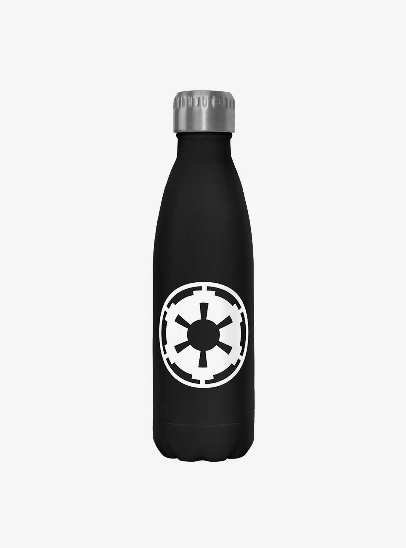 Star Wars Empire Emblem Black Stainless Steel Water Bottle, , hi-res