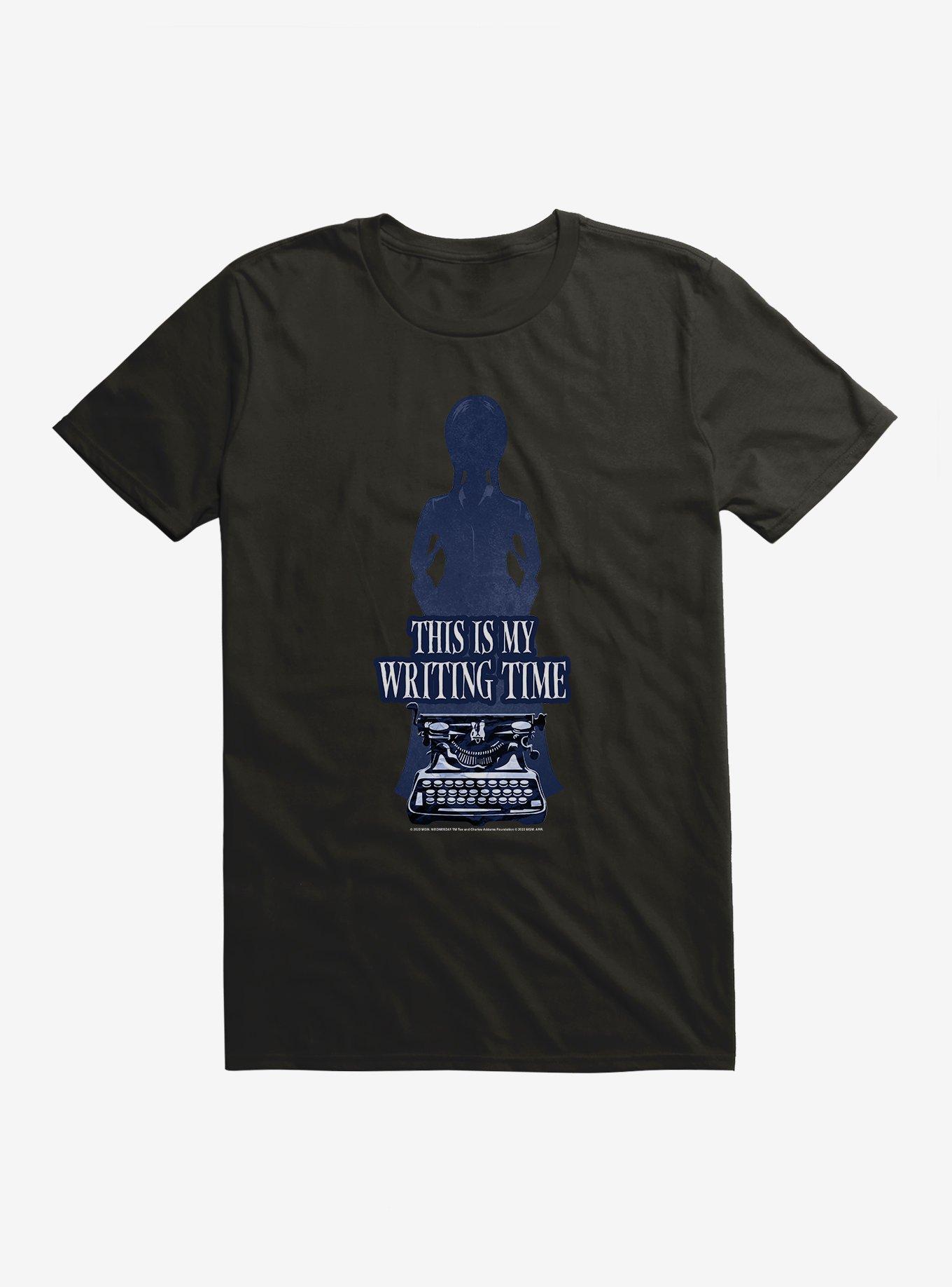 Wednesday My Writing Time T-Shirt, BLACK, hi-res