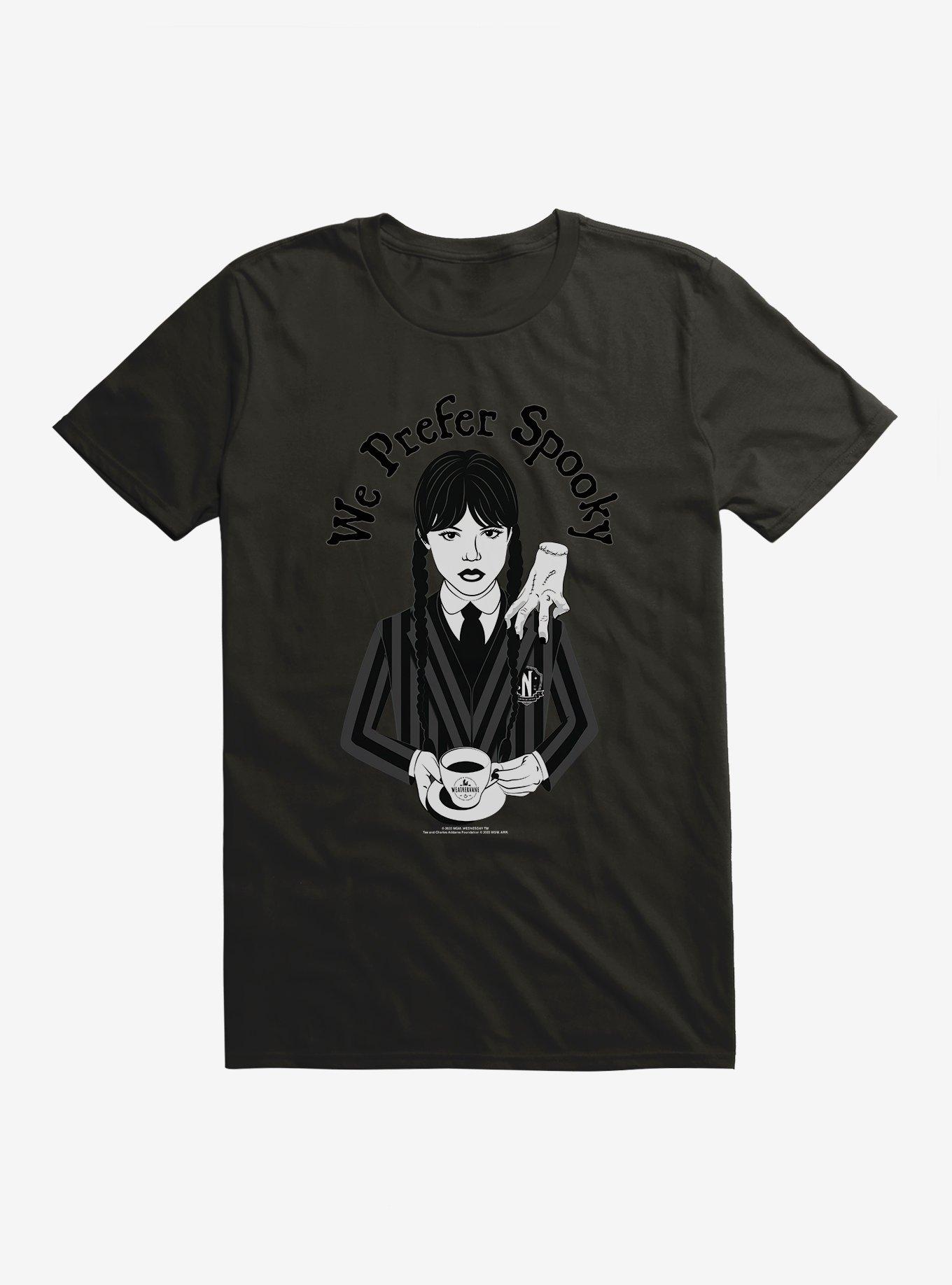 THRDLESS Wednesday We Prefer Spooky T-Shirt