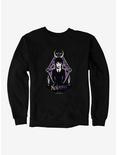 Wednesday Nevermore Sweatshirt, BLACK, hi-res