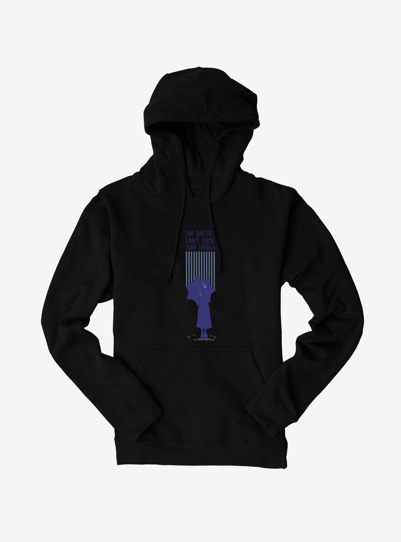 Wednesday The Rapture Hoodie, BLACK, hi-res