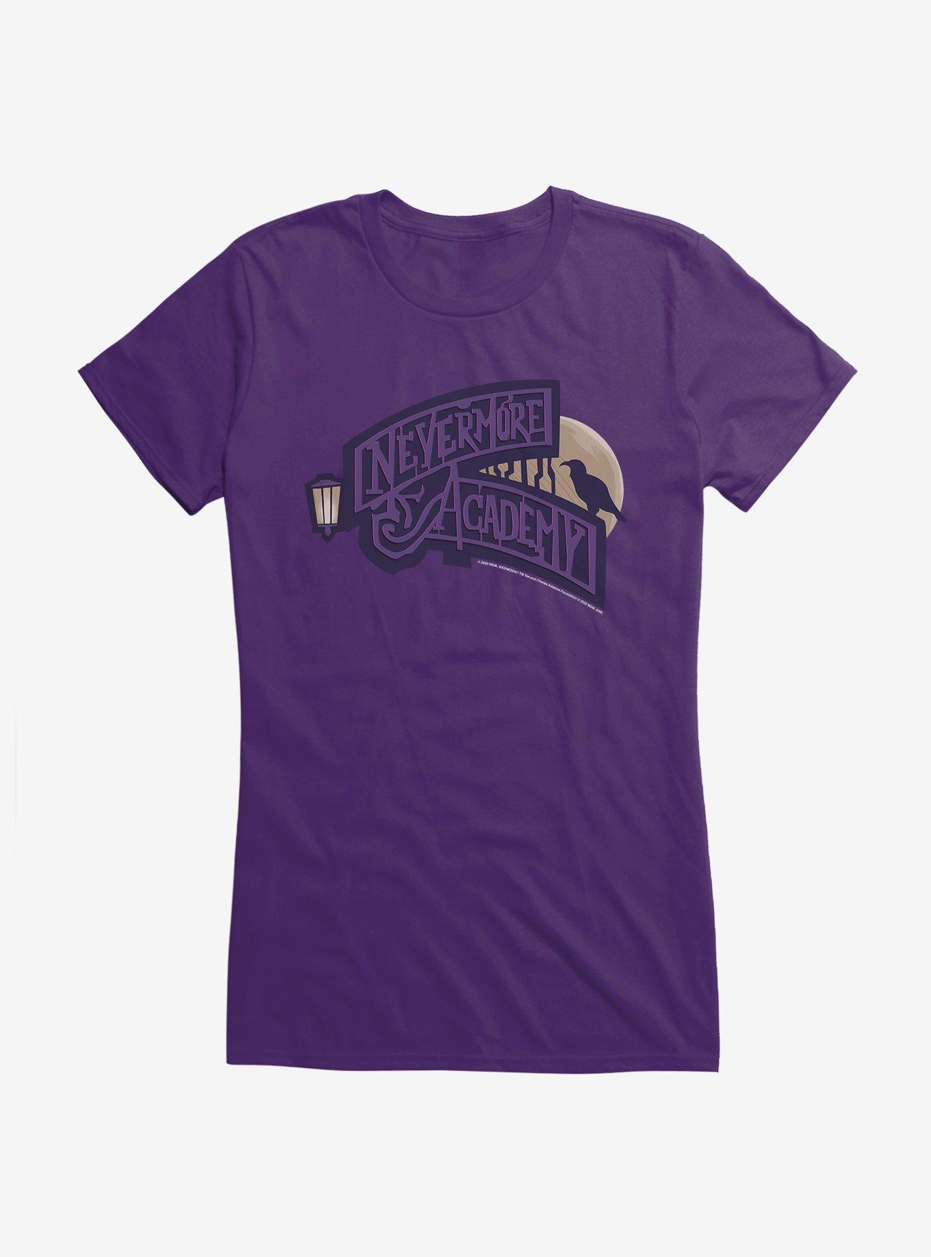 THRDLESS Wednesday Nevermore Academy Girls T-Shirt