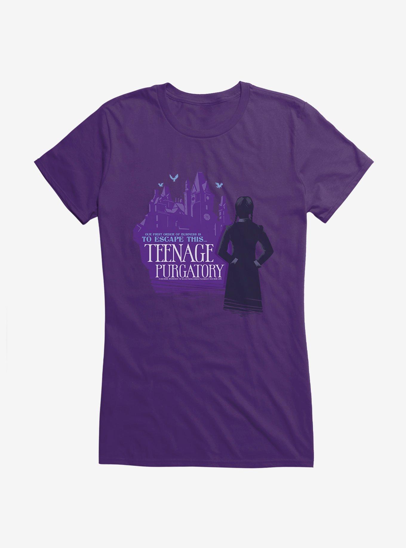 Wednesday Teenage Purgatory Girls T-Shirt, , hi-res