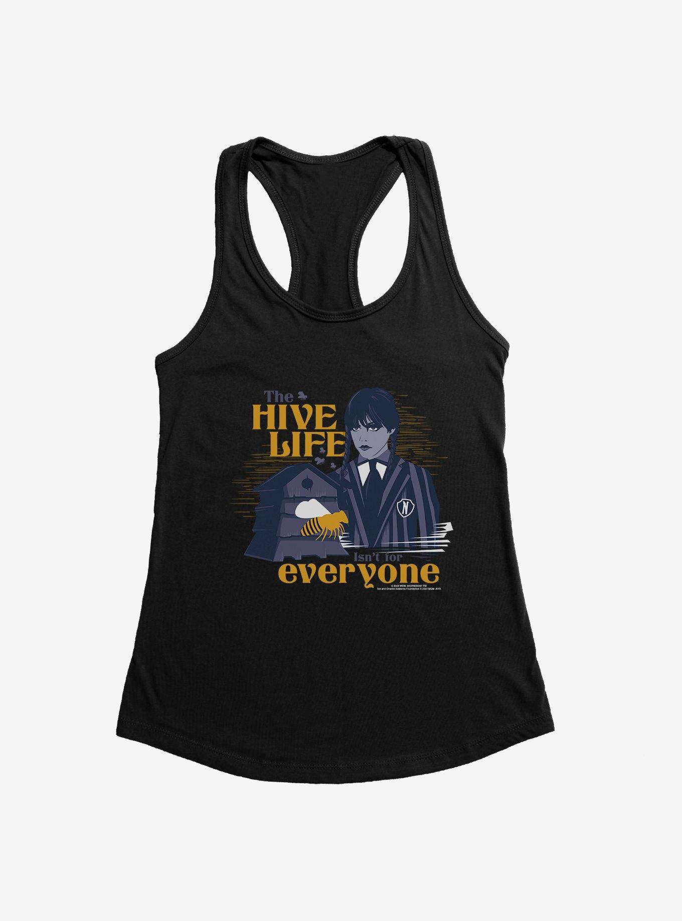 Wednesday Hive Life Girls Tank, BLACK, hi-res