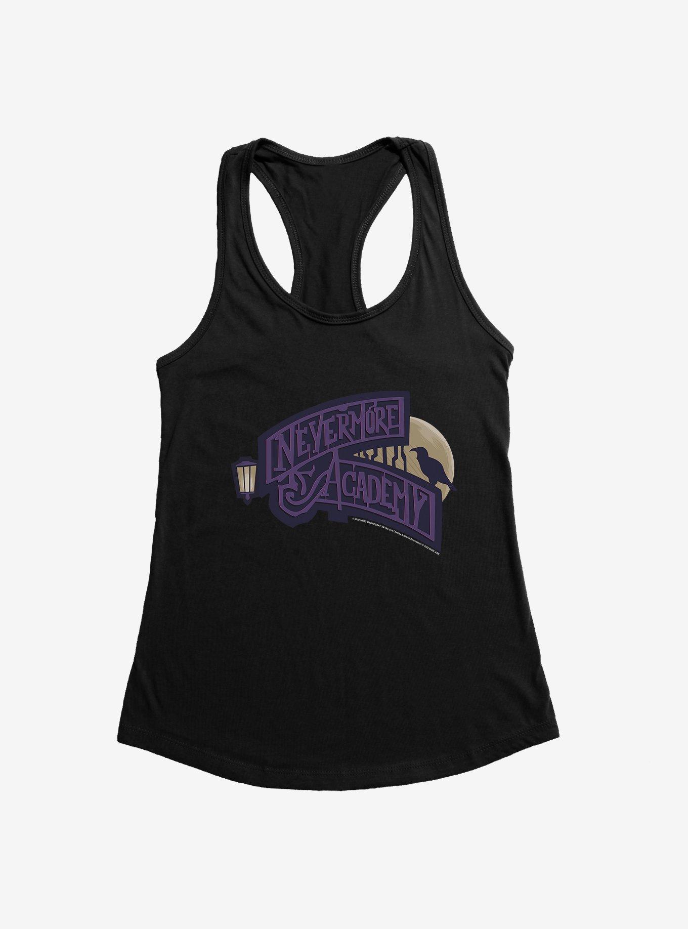 Wednesday Nevermore Academy Girls Tank, BLACK, hi-res