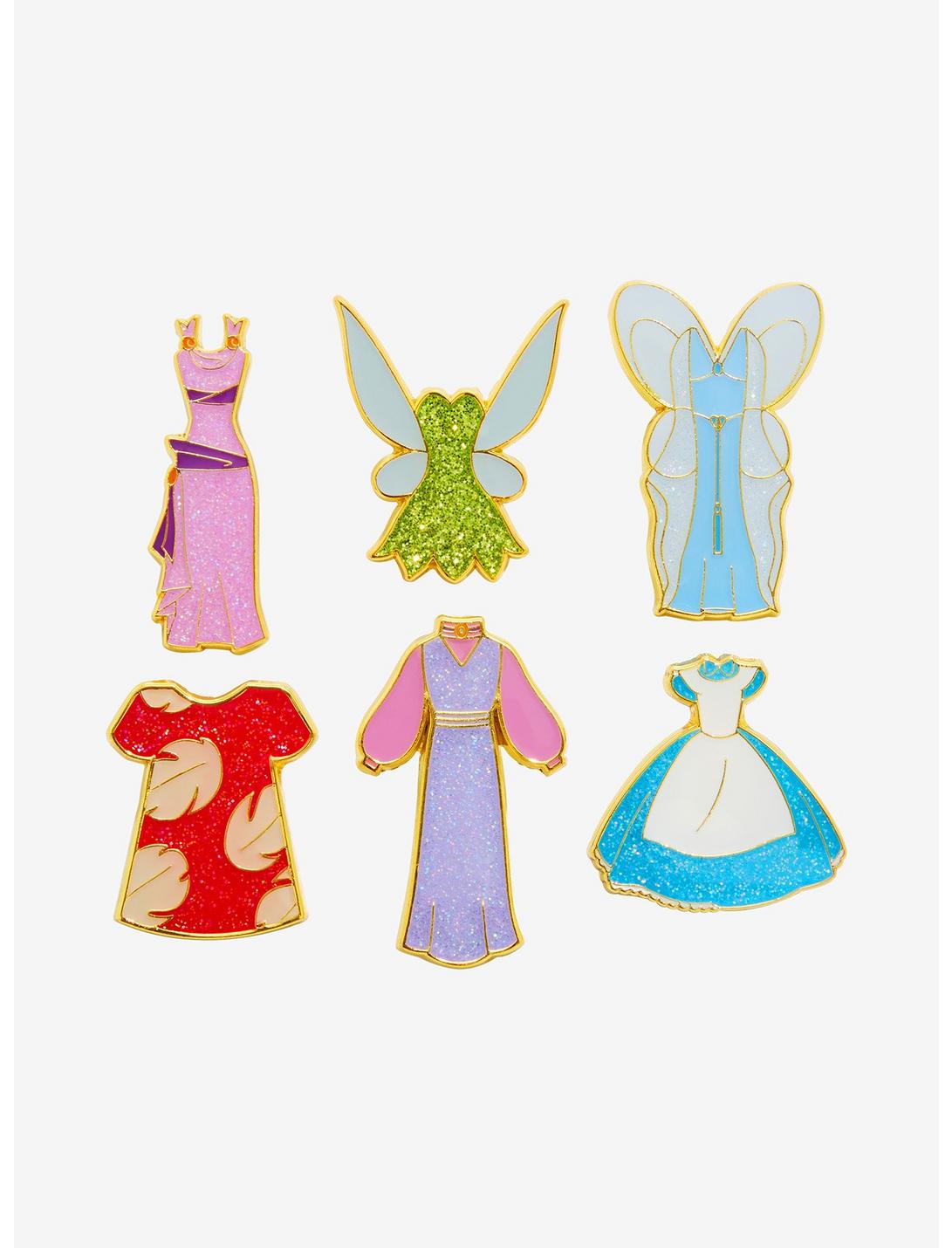 Loungefly Disney Glitter Dresses Blind Box Enamel Pin - BoxLunch Exclusive, , hi-res