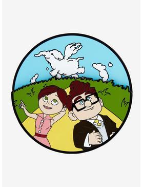 Loungefly Disney Pixar Up Carl & Ellie Spinning Clouds Limited Edition Enamel Pin - BoxLunch Exclusive, , hi-res