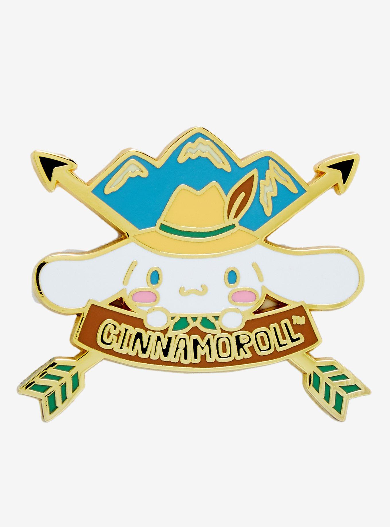 Loungefly Sanrio Cinnamoroll Camping Emblem Enamel Pin - BoxLunch Exclusive, , hi-res