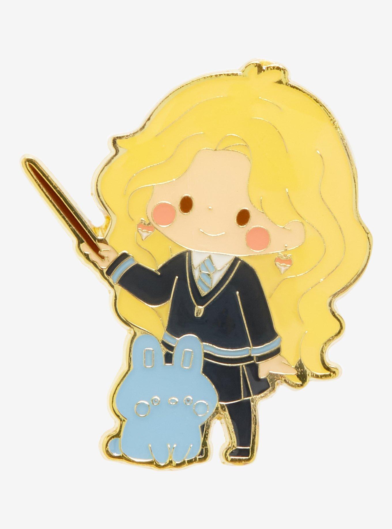 Loungefly Harry Potter Chibi Luna Lovegood & Patronus Enamel Pin - BoxLunch Exclusive, , hi-res