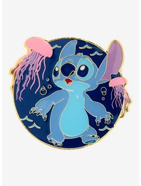 Loungefly Disney Lilo & Stitch Jellyfish Circle Frame Enamel Pin - BoxLunch Exclusive, , hi-res