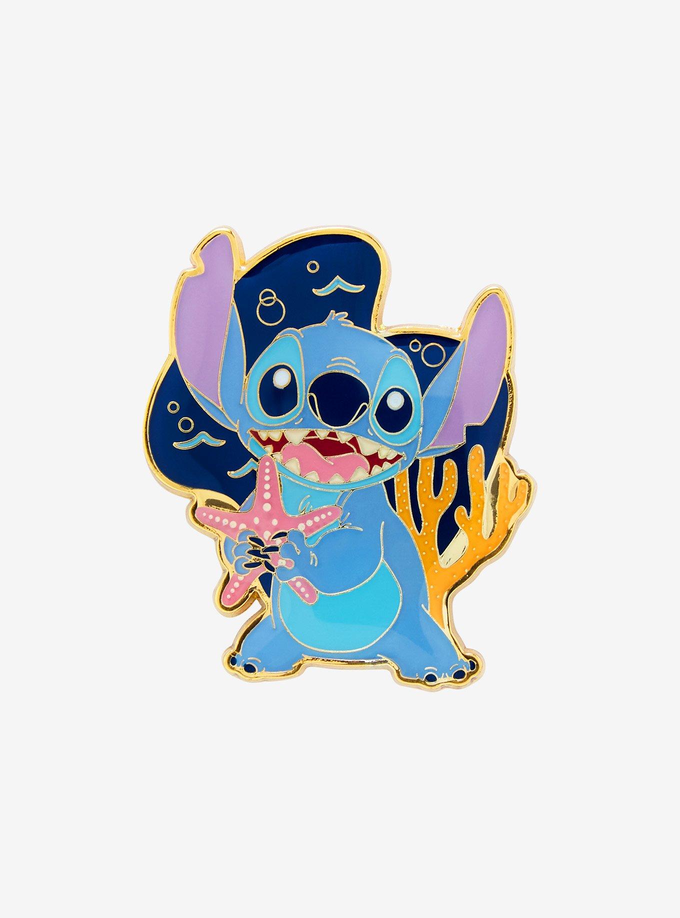 Loungefly Disney Lilo & Stitch Starfish Enamel Pin - BoxLunch Exclusive, , hi-res