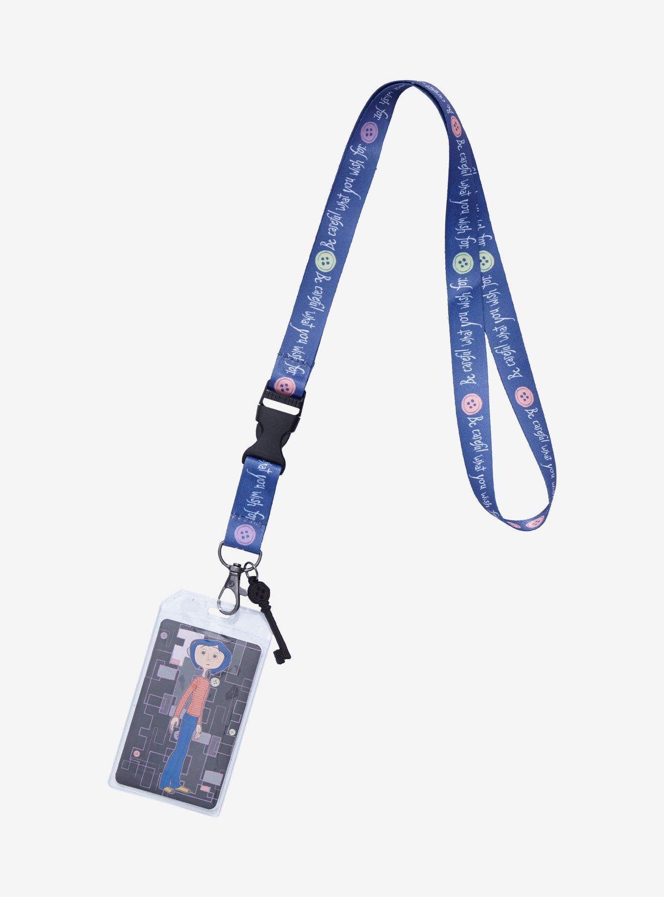 Coraline Button Lanyard, , hi-res