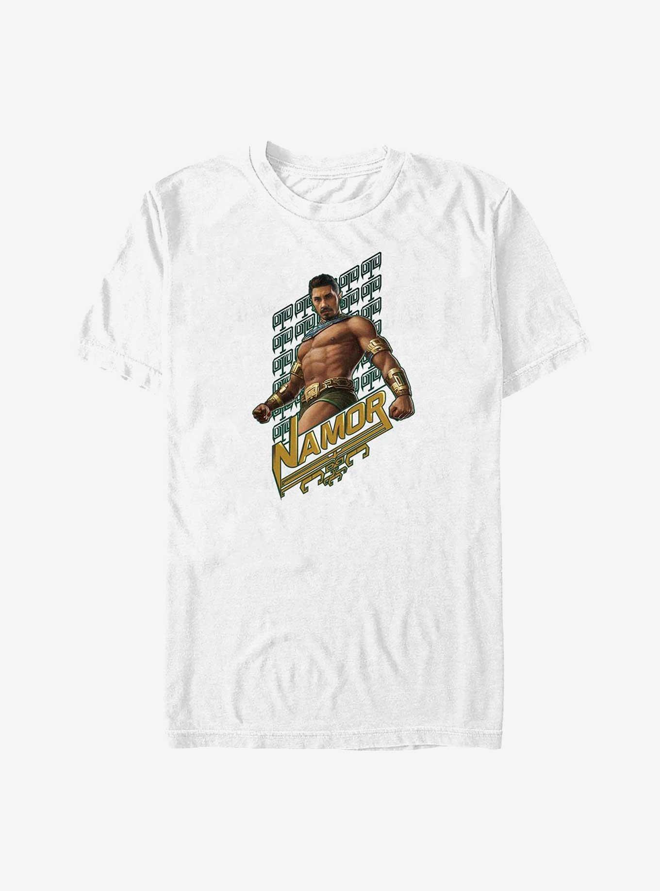 Marvel Black Panther: Wakanda Forever Namor Name T-Shirt, WHITE, hi-res