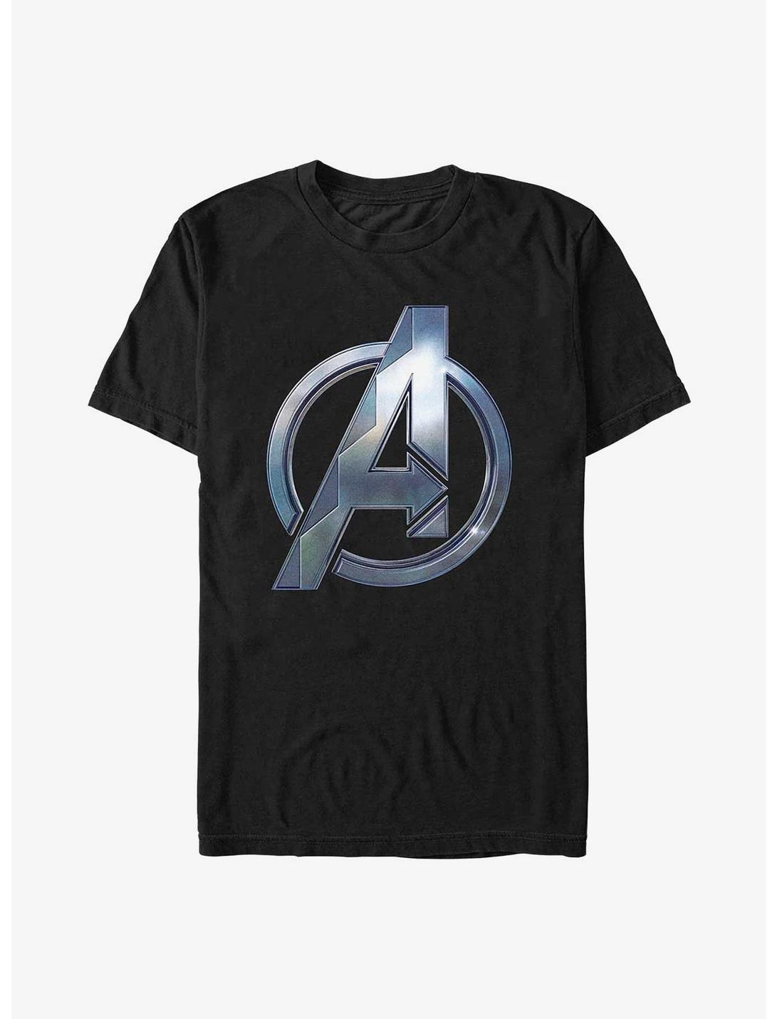 Marvel Black Panther: Wakanda Forever Avengers Symbol T-Shirt, BLACK, hi-res