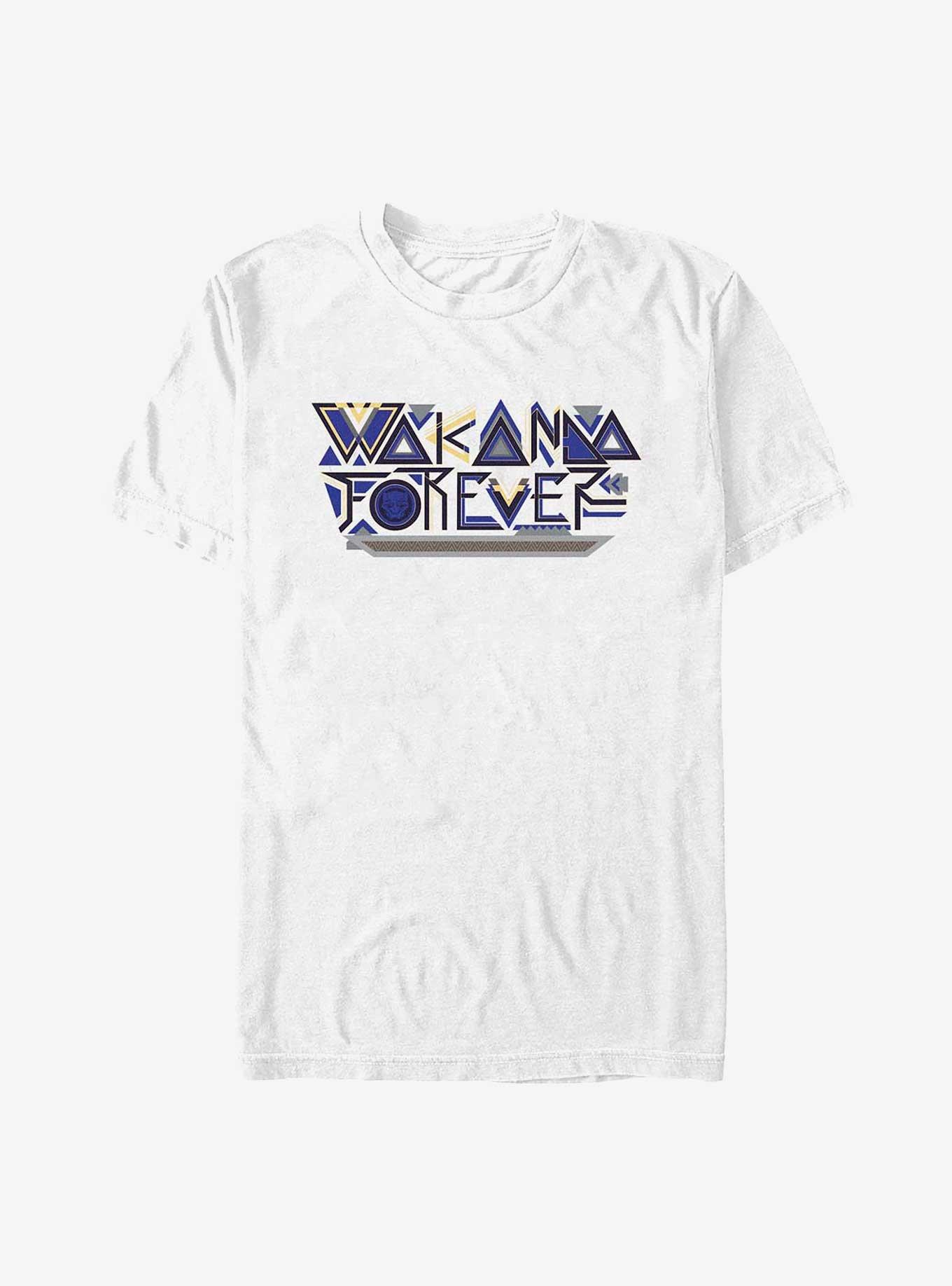 Marvel Black Panther: Wakanda Forever Pattern Logo T-Shirt, , hi-res