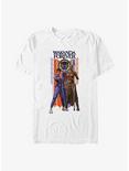 Marvel Black Panther: Wakanda Forever Shuri Okoye Banner T-Shirt, WHITE, hi-res