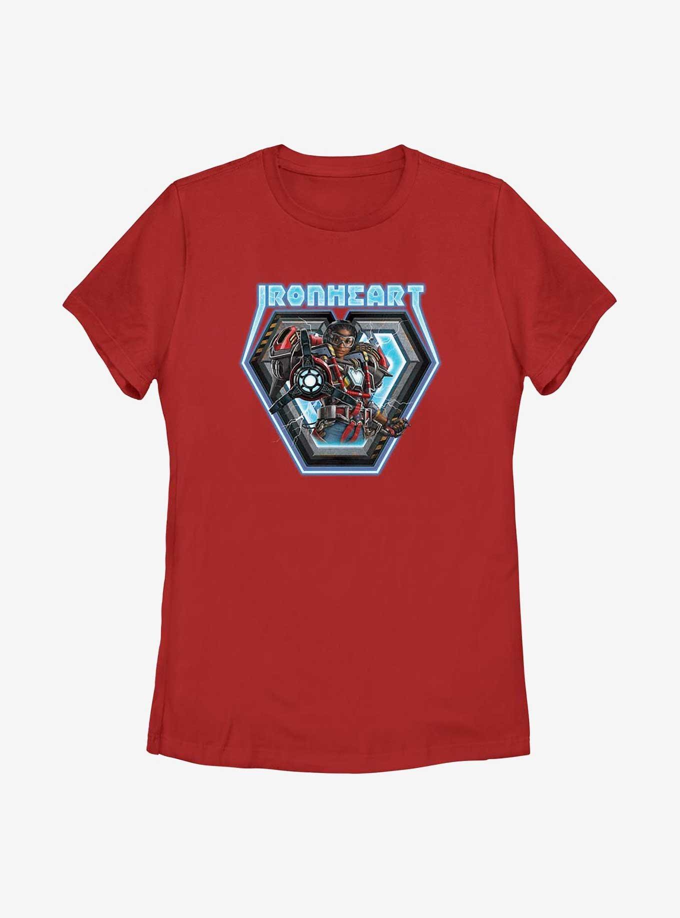 Marvel Black Panther: Wakanda Forever Ironheart Badge Womens T-Shirt, , hi-res