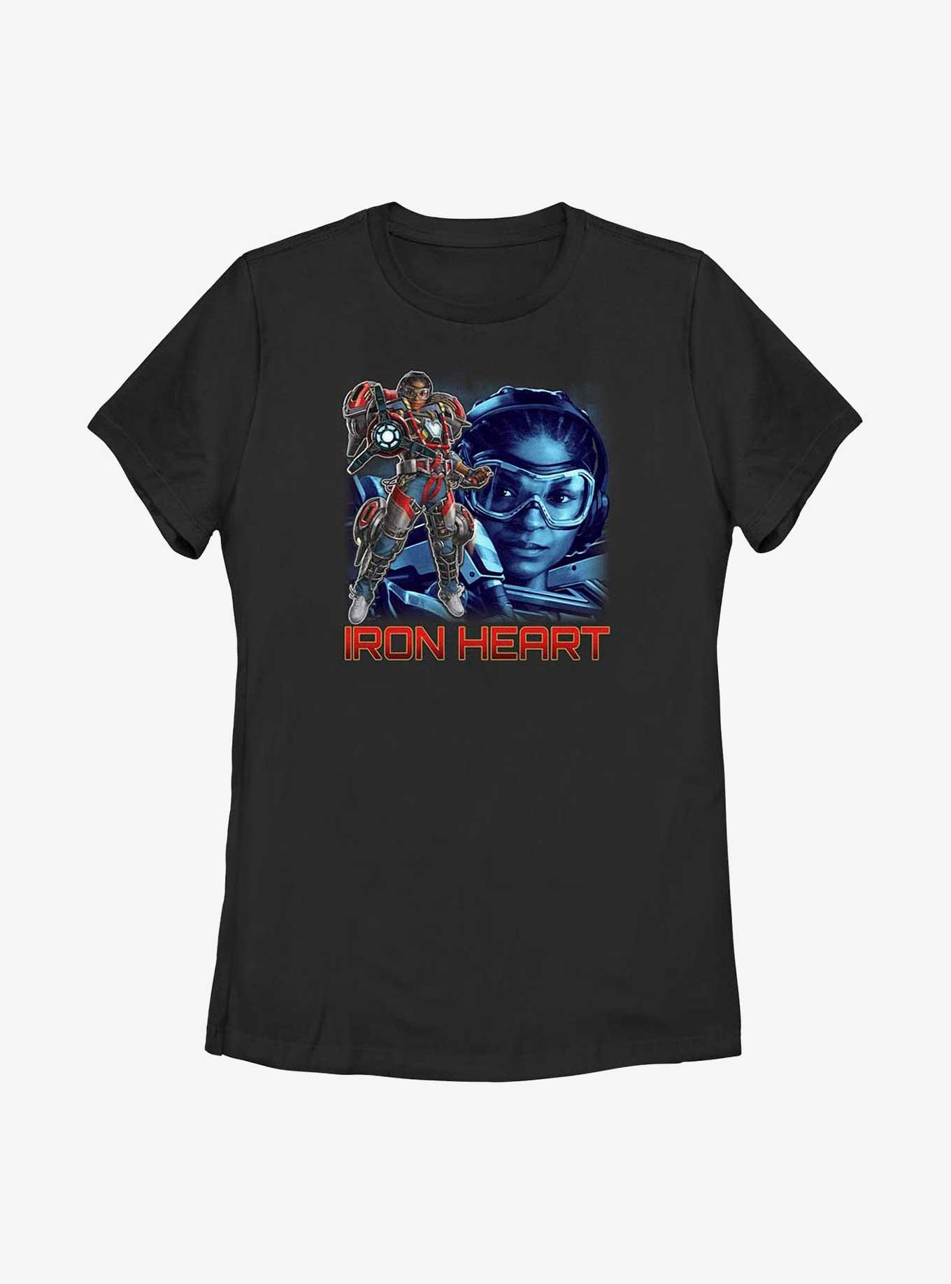 Marvel Black Panther: Wakanda Forever Ironheart Portrait Womens T-Shirt, BLACK, hi-res