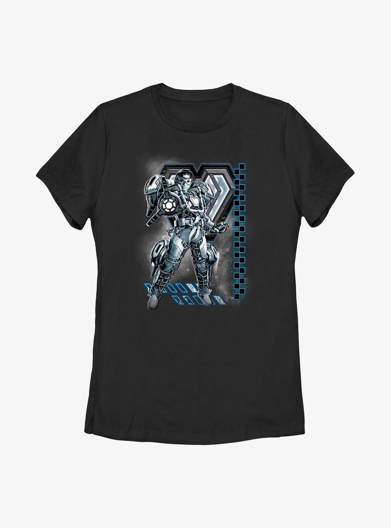 Marvel Black Panther: Wakanda Forever Ironheart Mono Womens T-Shirt, BLACK, hi-res